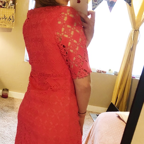 Lulus Pink Lace Dress - Picture 4 of 6
